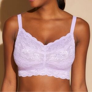Cosabella Never Say Never Curvy Sweetie Bralette in Icy Violet